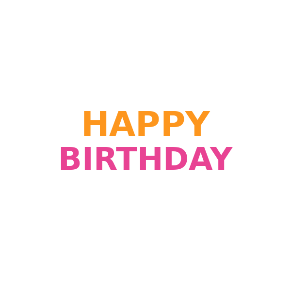 Happy Birthday